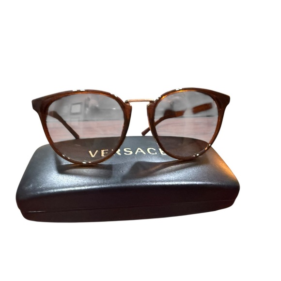 Versace VE4366 Havana Brown Sunglasses Made in Italy w/ Case - Picture 2 of 6